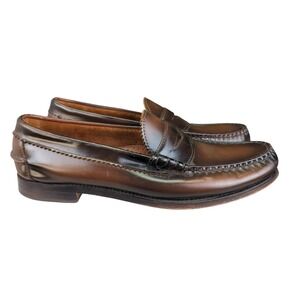 Allen Edmonds Kenwood Penny Loafers Mens 12D Dress Shoes Leather Brown